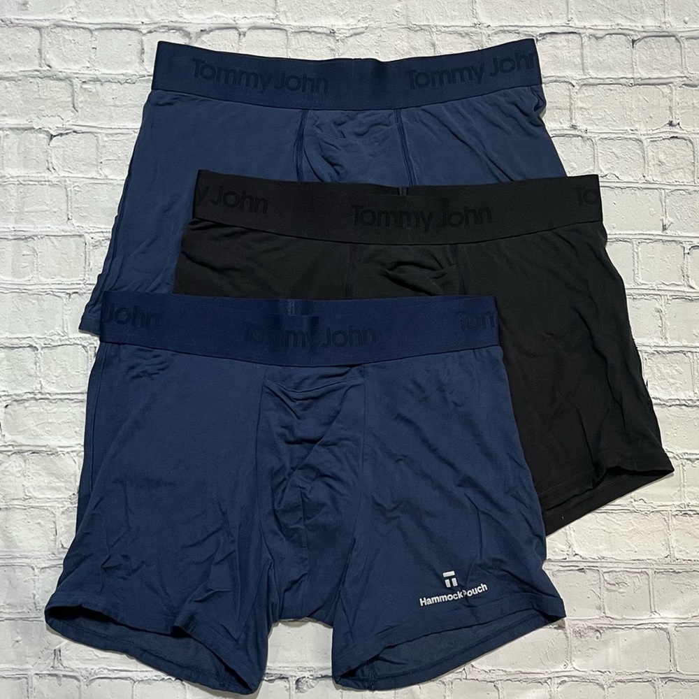 Tommy John 3 pack Men’s Second Skin Boxer Briefs M
